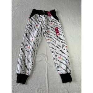 Justice Girls Sport Printed Jogger With Pockets Size M10 NWT Elastic Waits